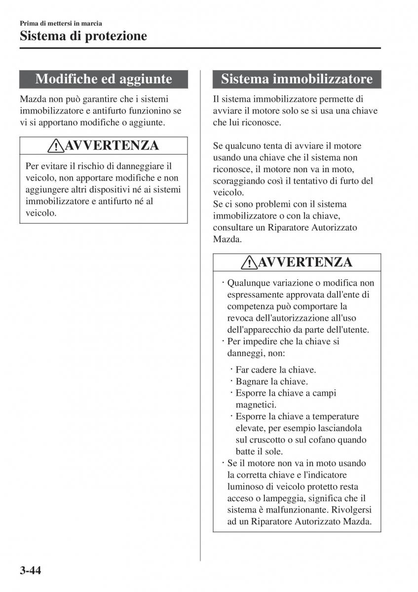 Mazda 2 Demio manuale del proprietario / page 127