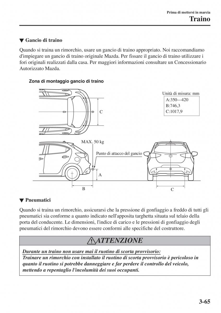 Mazda 2 Demio manuale del proprietario / page 148