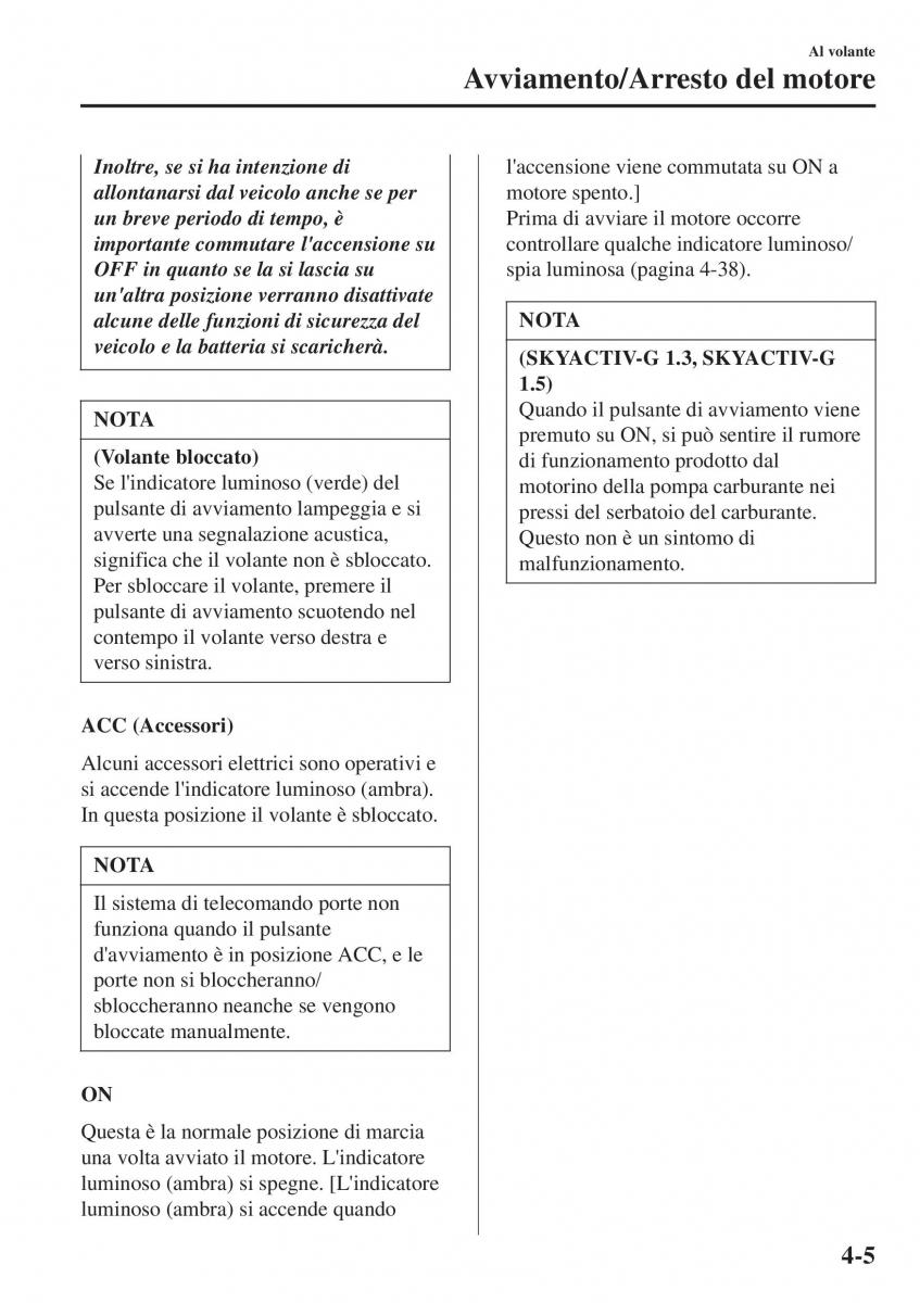 Mazda 2 Demio manuale del proprietario / page 156