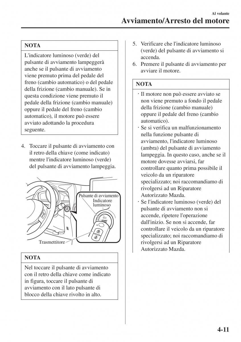 Mazda 2 Demio manuale del proprietario / page 162