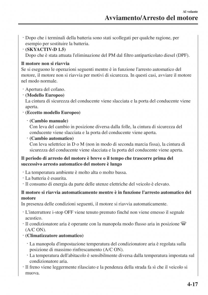 Mazda 2 Demio manuale del proprietario / page 168