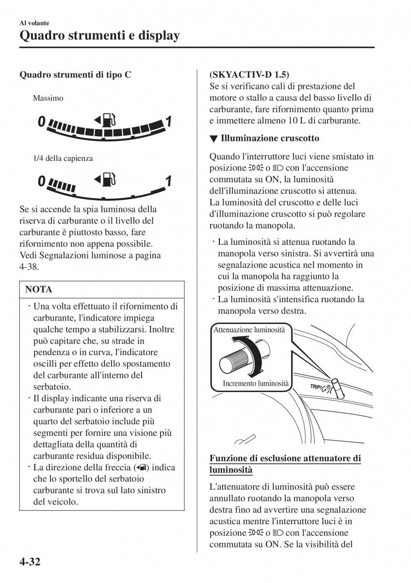 Mazda 2 Demio manuale del proprietario / page 183