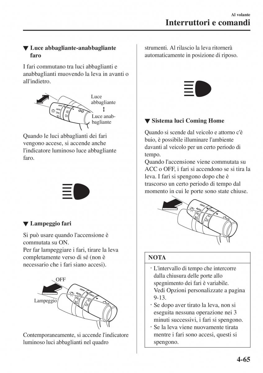 Mazda 2 Demio manuale del proprietario / page 216