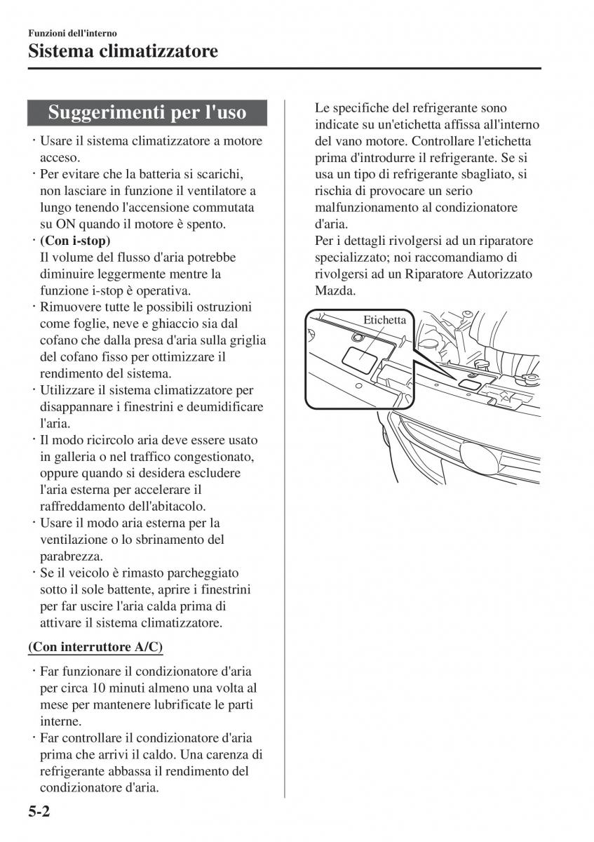 Mazda 2 Demio manuale del proprietario / page 317