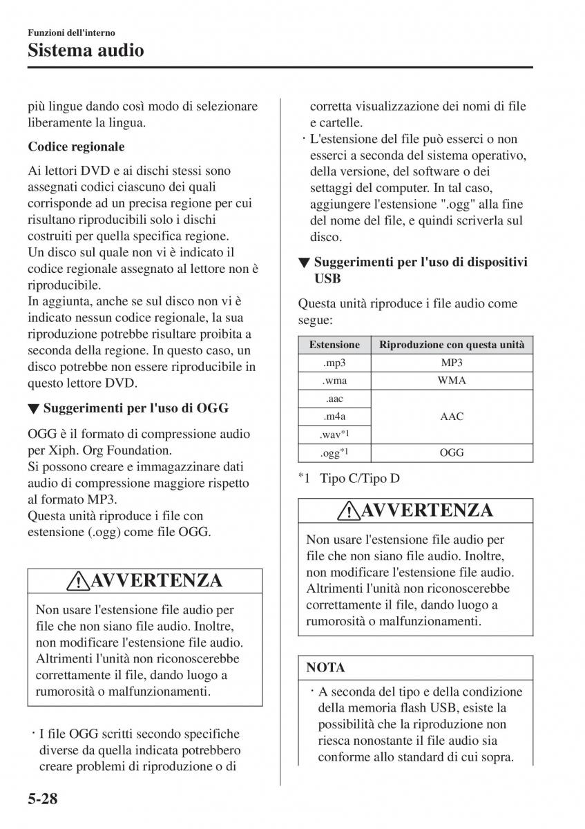 Mazda 2 Demio manuale del proprietario / page 343