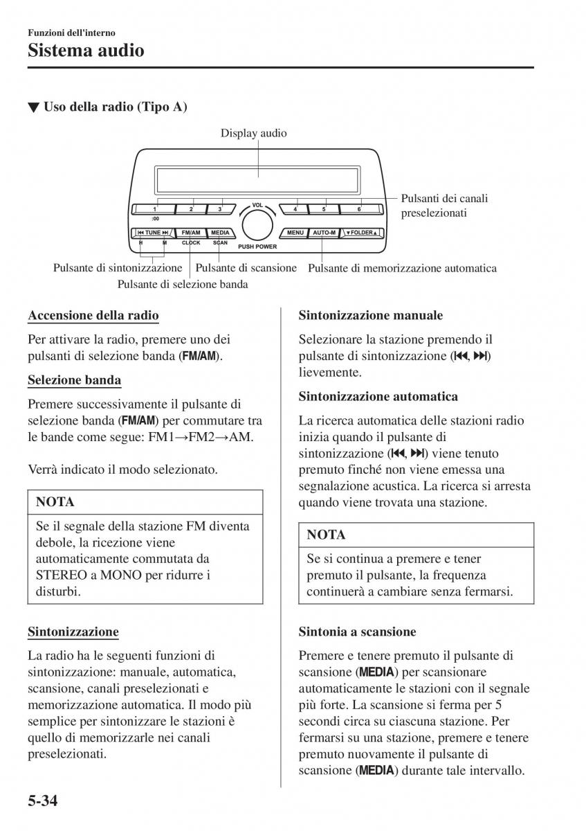 Mazda 2 Demio manuale del proprietario / page 349