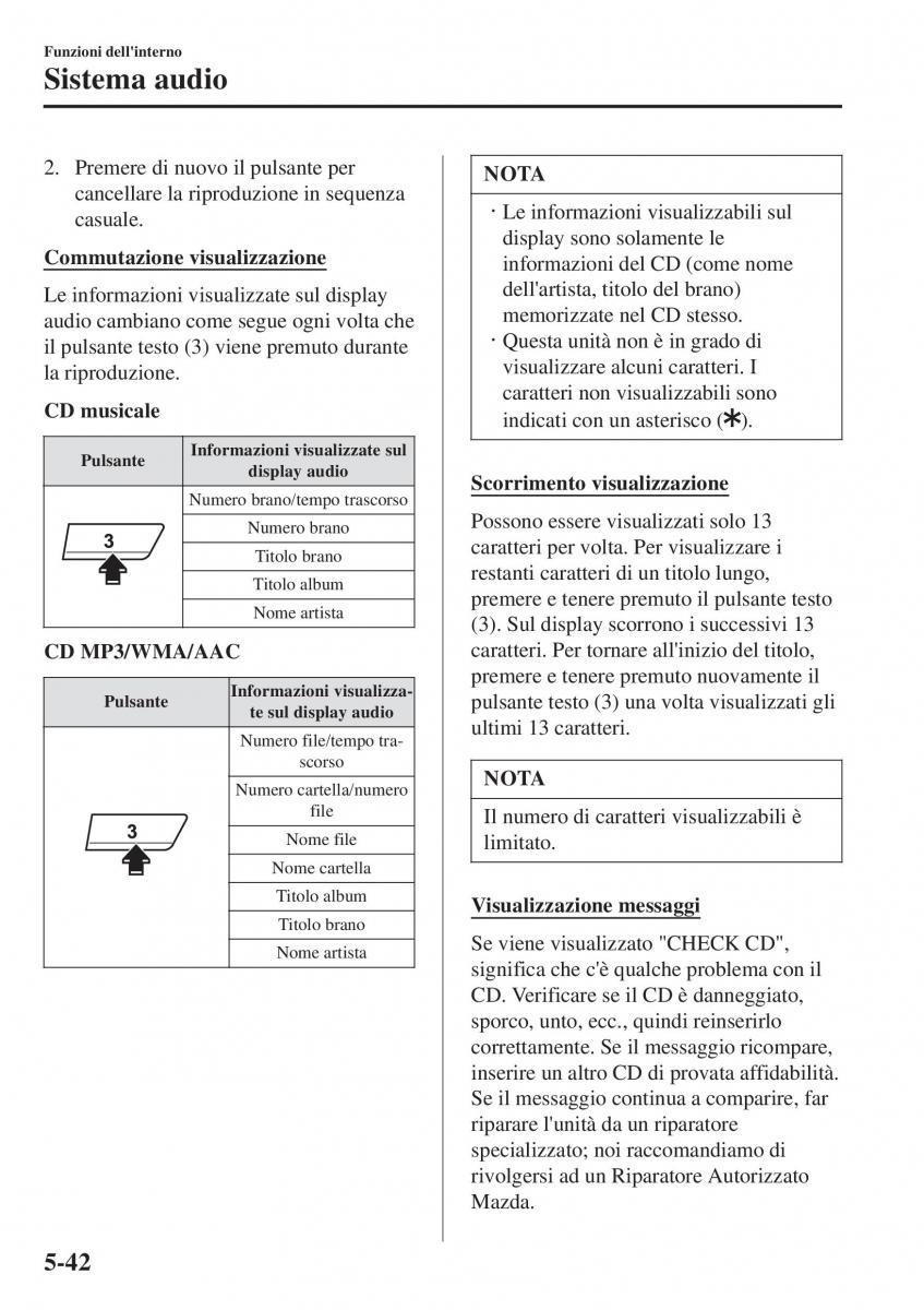 Mazda 2 Demio manuale del proprietario / page 357