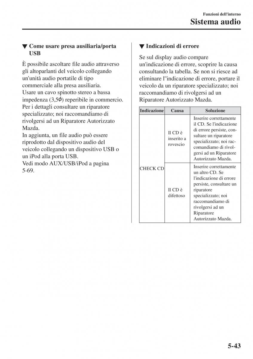 Mazda 2 Demio manuale del proprietario / page 358