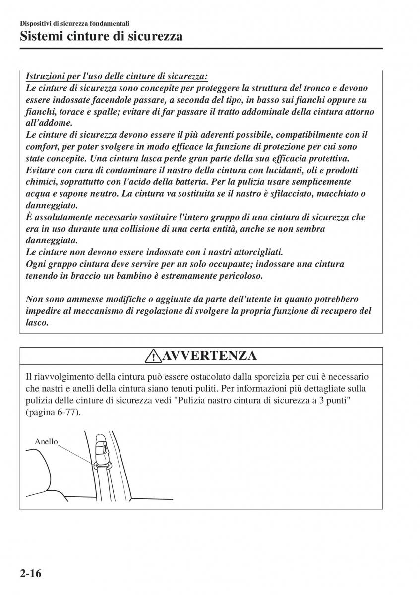 Mazda 2 Demio manuale del proprietario / page 37