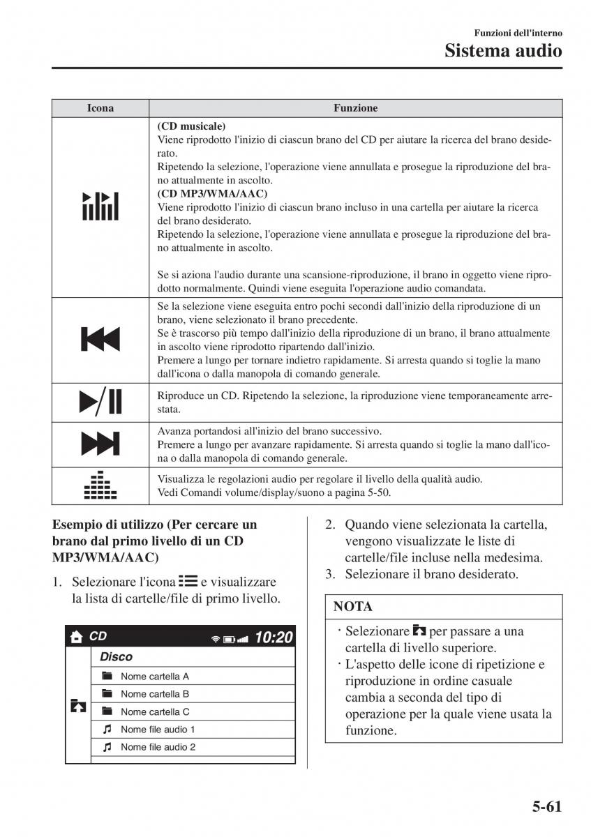 Mazda 2 Demio manuale del proprietario / page 376