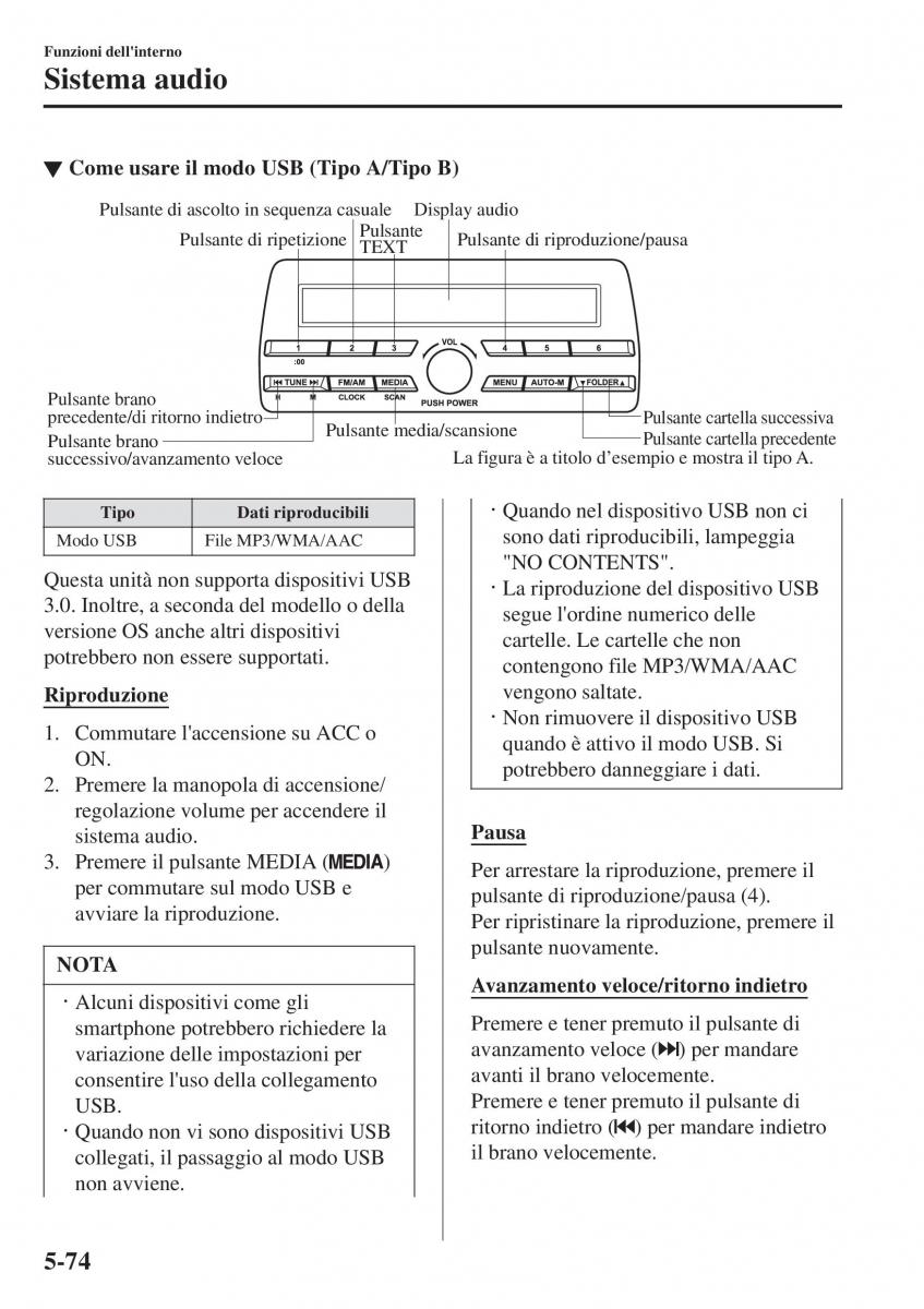 Mazda 2 Demio manuale del proprietario / page 389