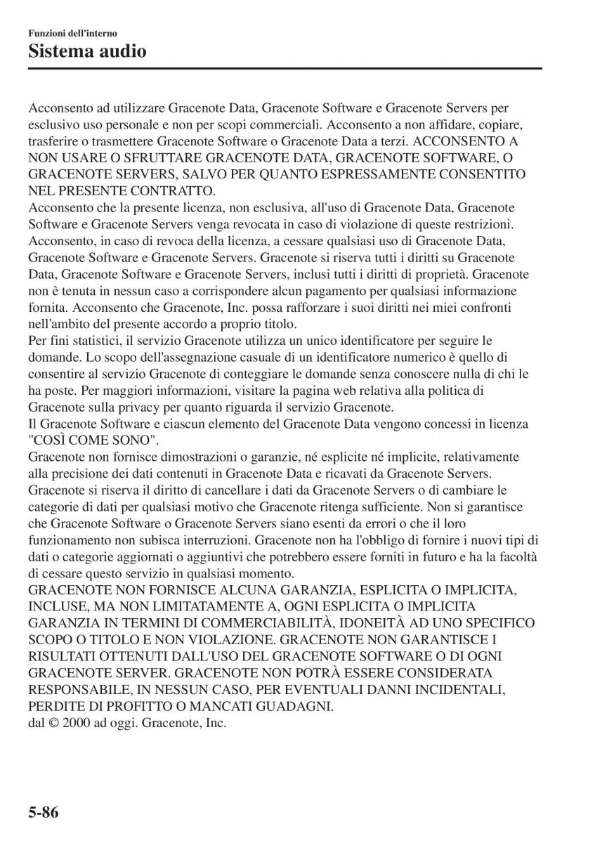 Mazda 2 Demio manuale del proprietario / page 401