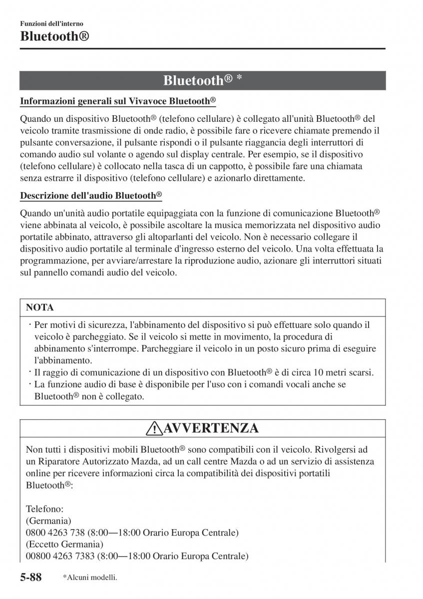 Mazda 2 Demio manuale del proprietario / page 403