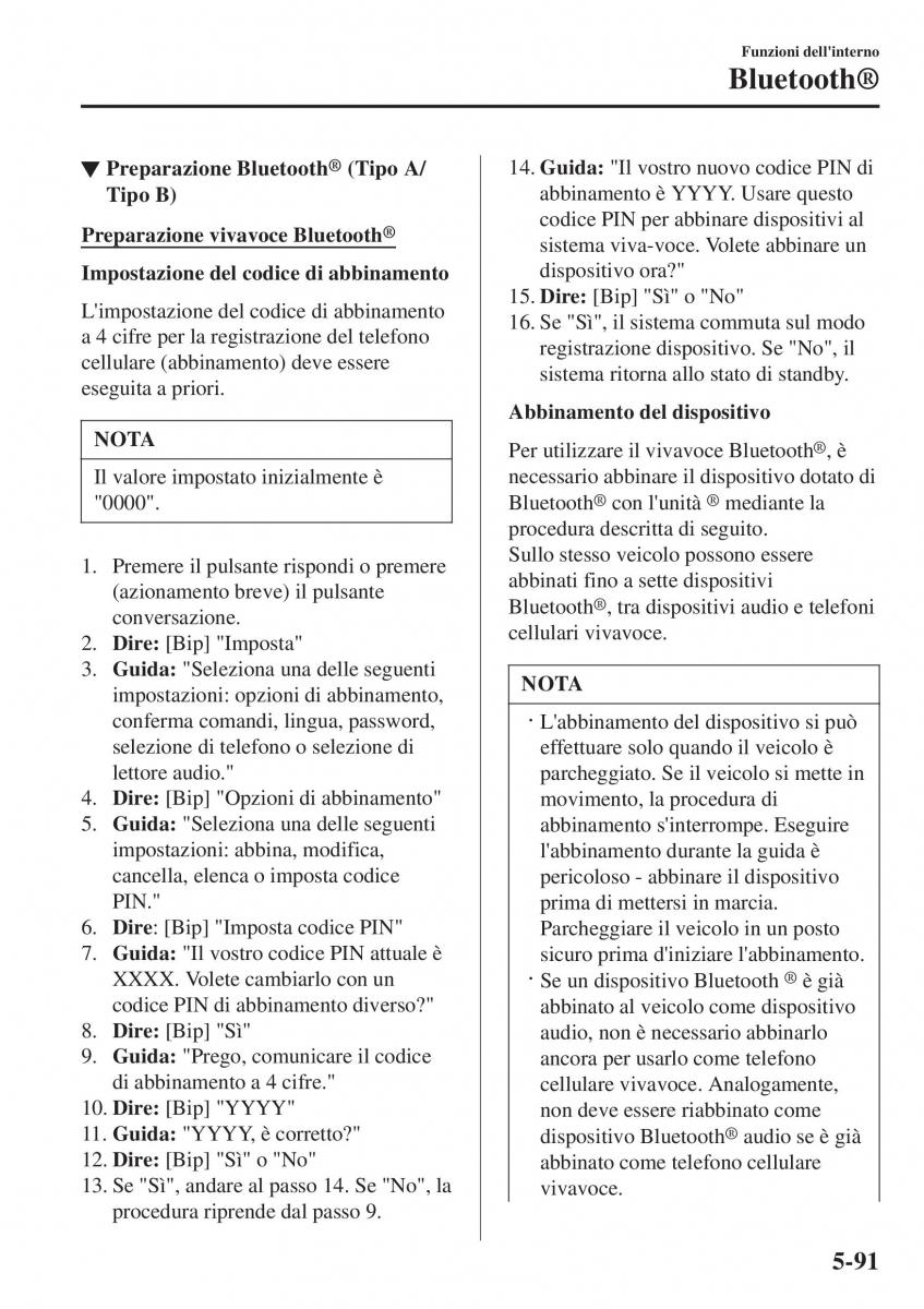 Mazda 2 Demio manuale del proprietario / page 406