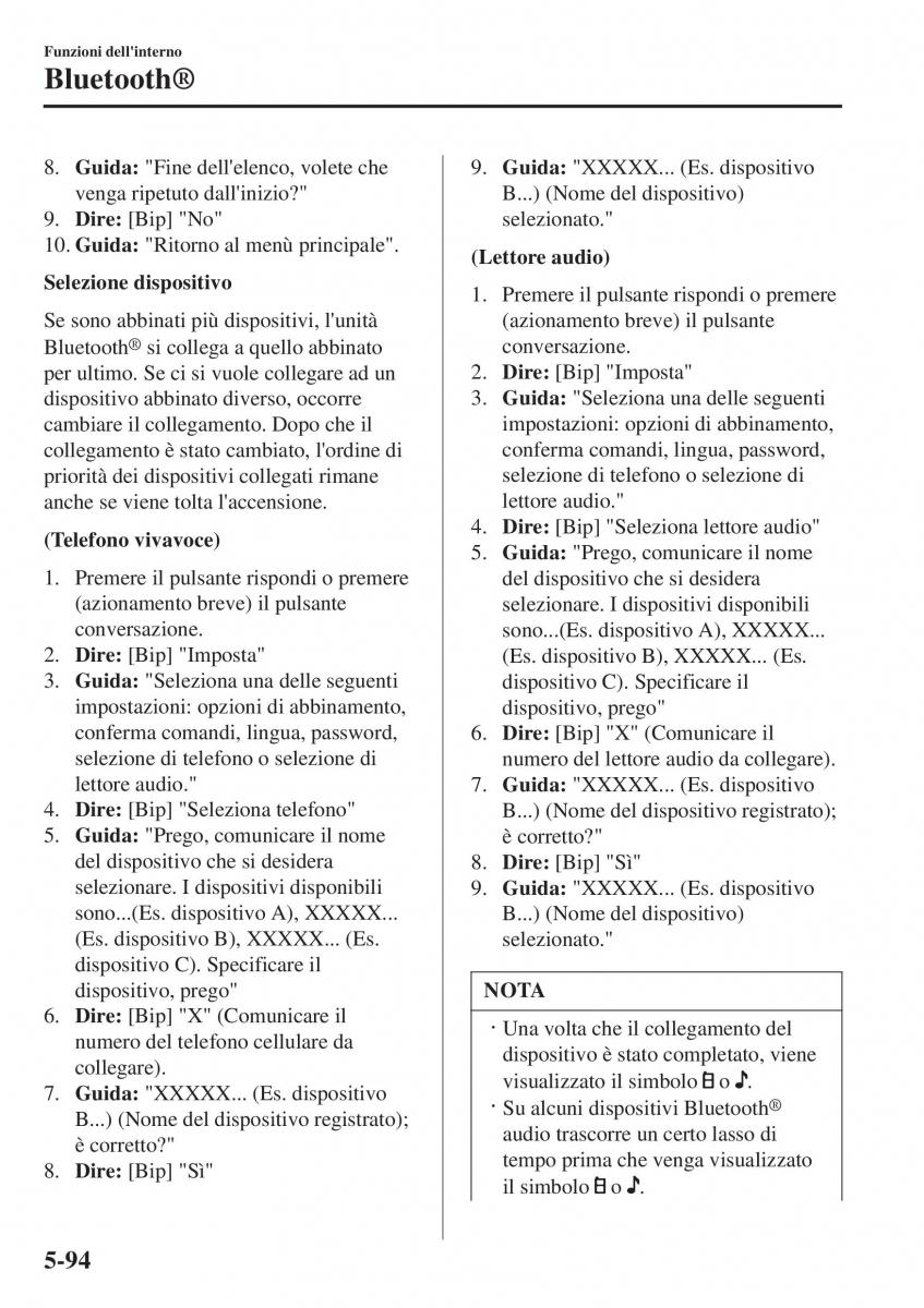 Mazda 2 Demio manuale del proprietario / page 409