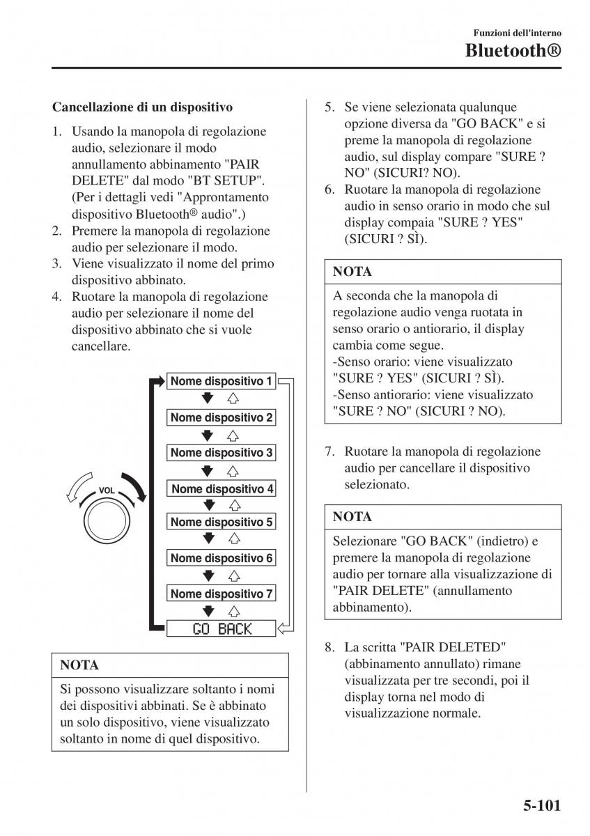 Mazda 2 Demio manuale del proprietario / page 416