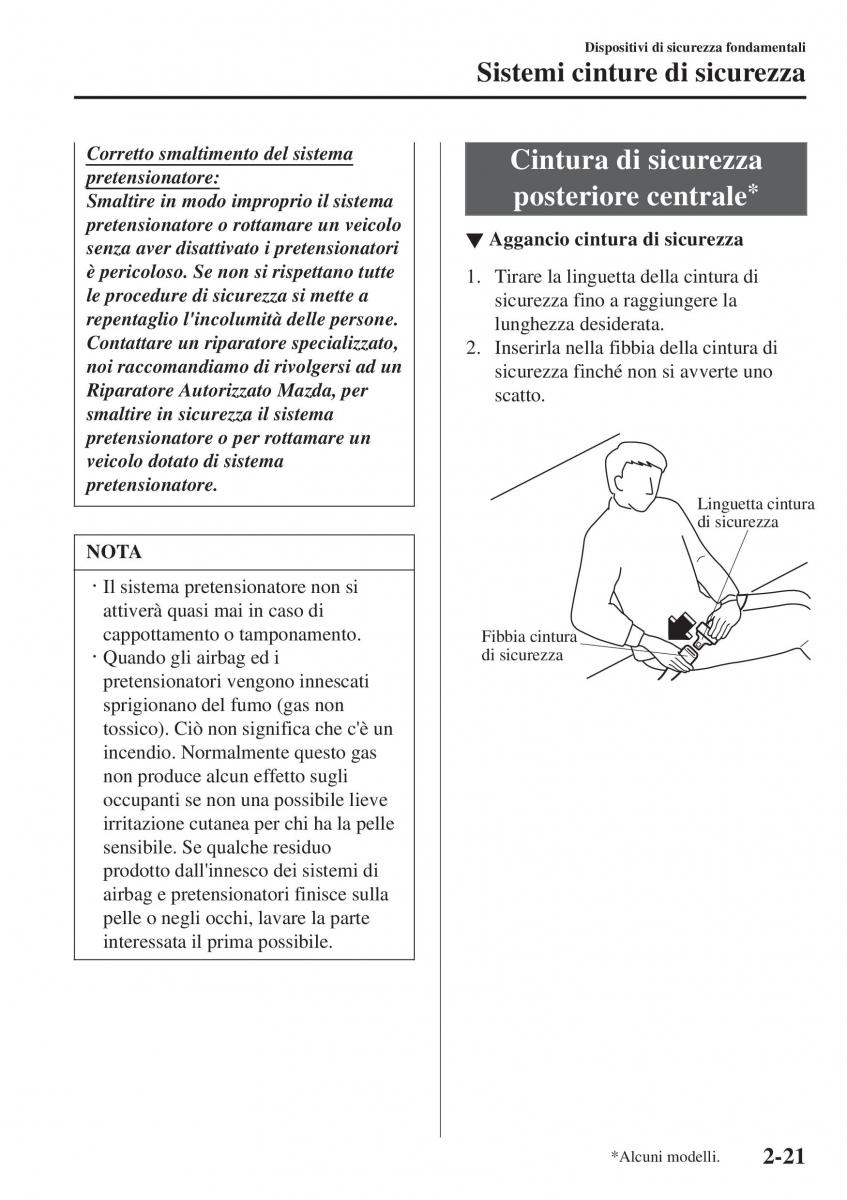 Mazda 2 Demio manuale del proprietario / page 42