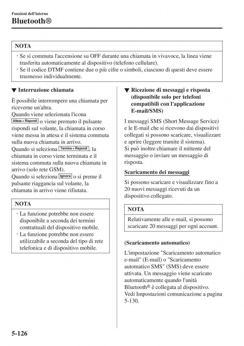 Mazda 2 Demio manuale del proprietario / page 441