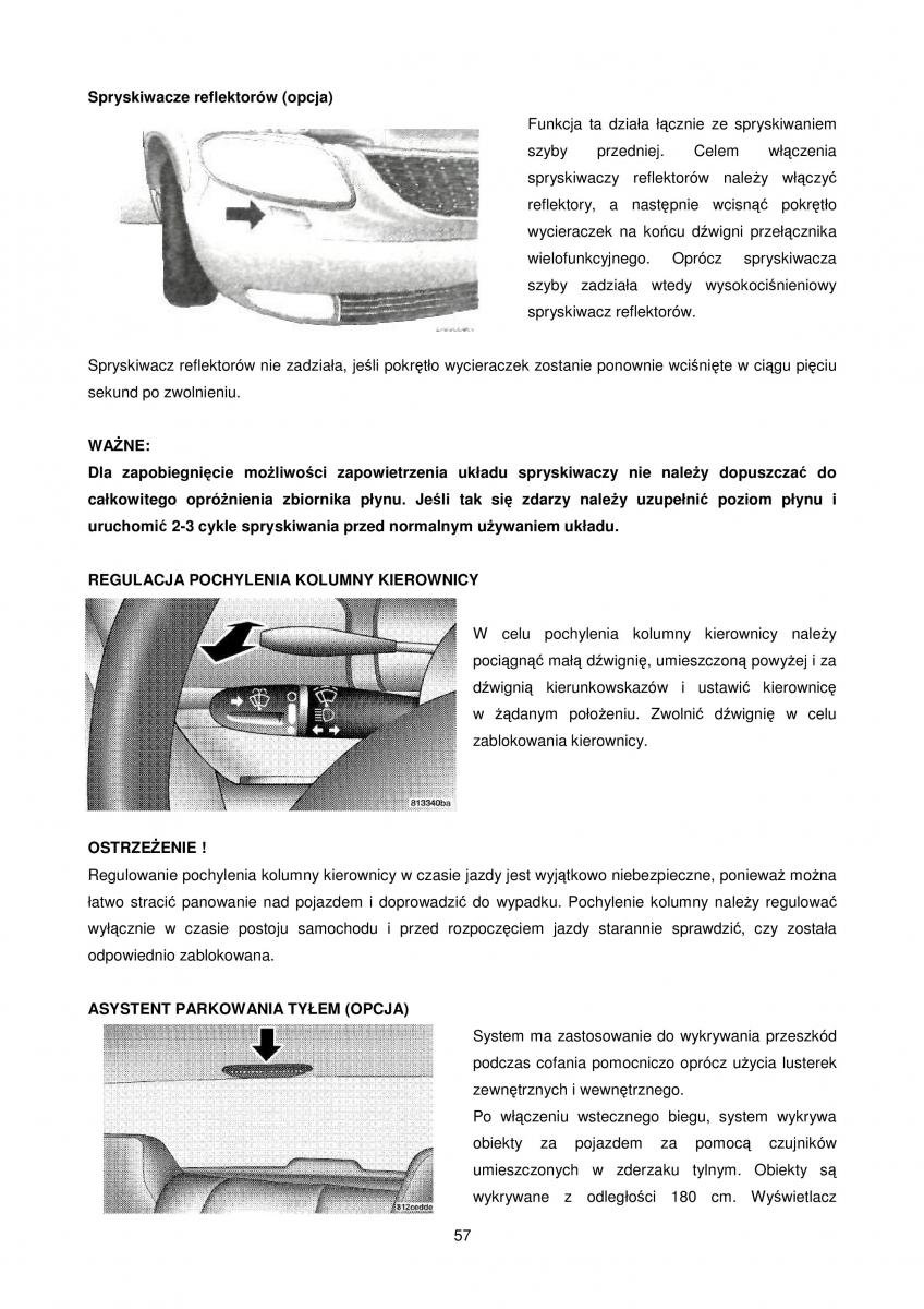 Chrysler Voyager Caravan IV 4 instrukcja obslugi / page 57