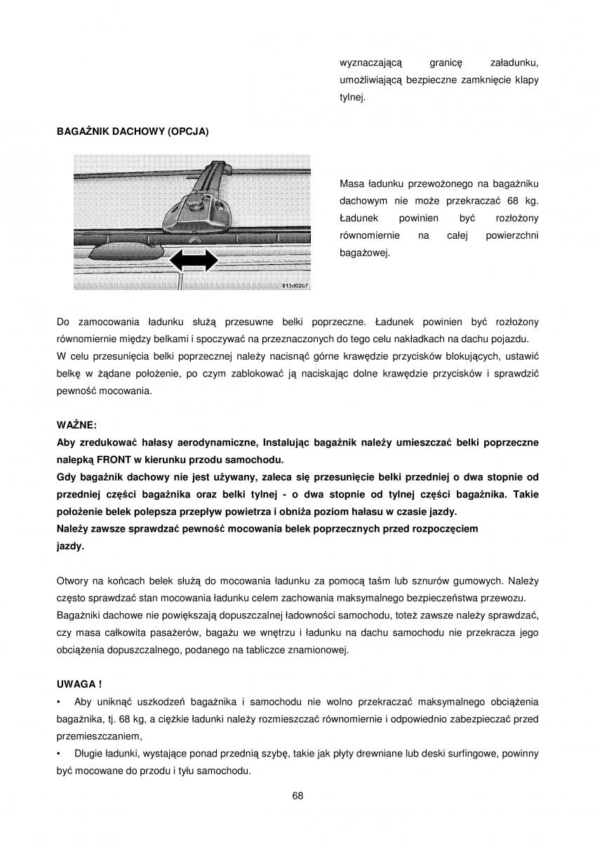 Chrysler Voyager Caravan IV 4 instrukcja obslugi / page 68