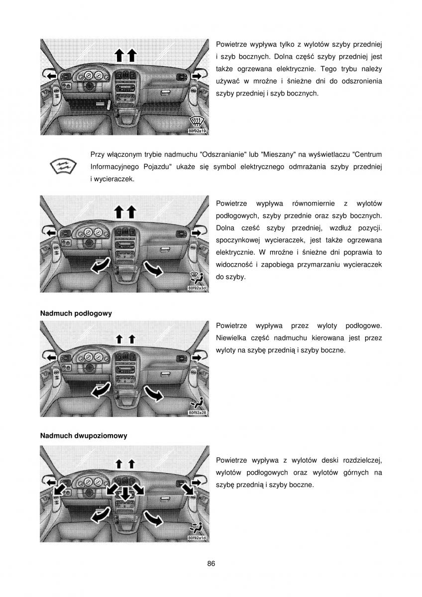 Chrysler Voyager Caravan IV 4 instrukcja obslugi / page 86