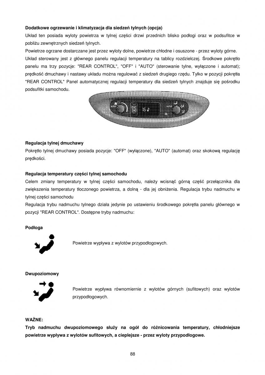 Chrysler Voyager Caravan IV 4 instrukcja obslugi / page 88