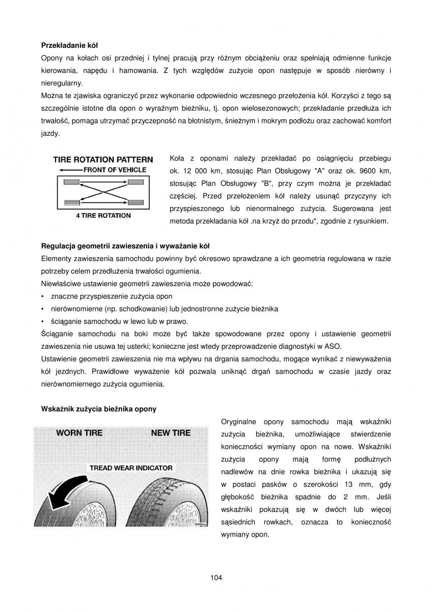 Chrysler Voyager Caravan IV 4 instrukcja obslugi / page 104