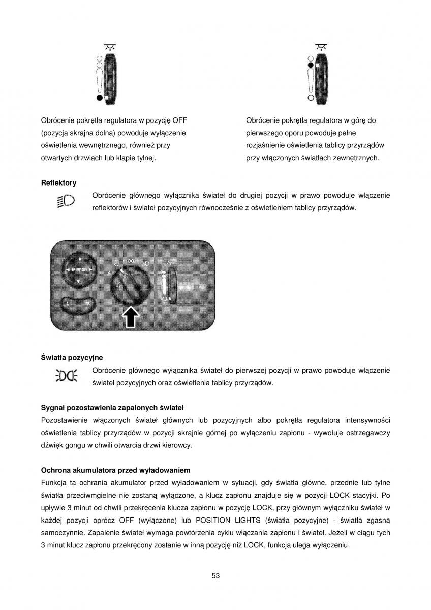 Chrysler Voyager Caravan IV 4 instrukcja obslugi / page 53