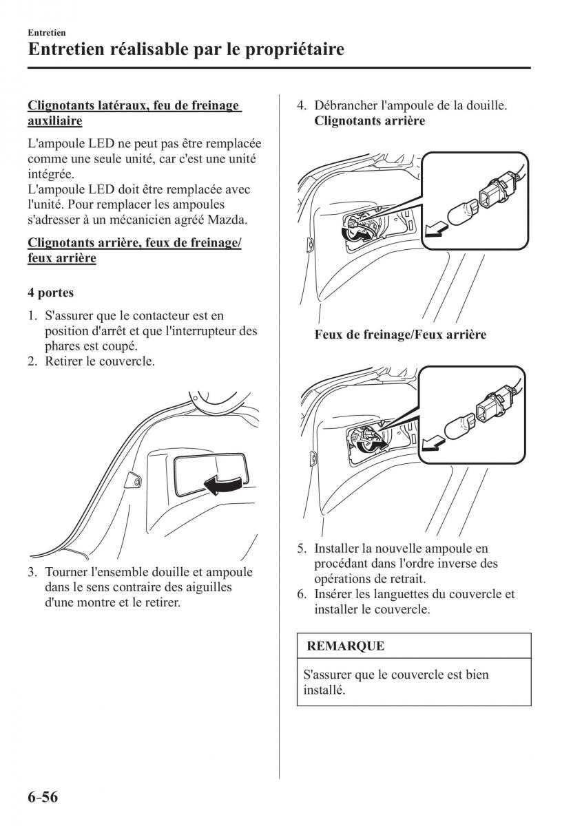 Mazda 2 Demio manuel du proprietaire / page 555