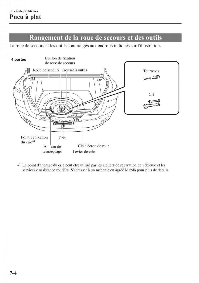 Mazda 2 Demio manuel du proprietaire / page 581