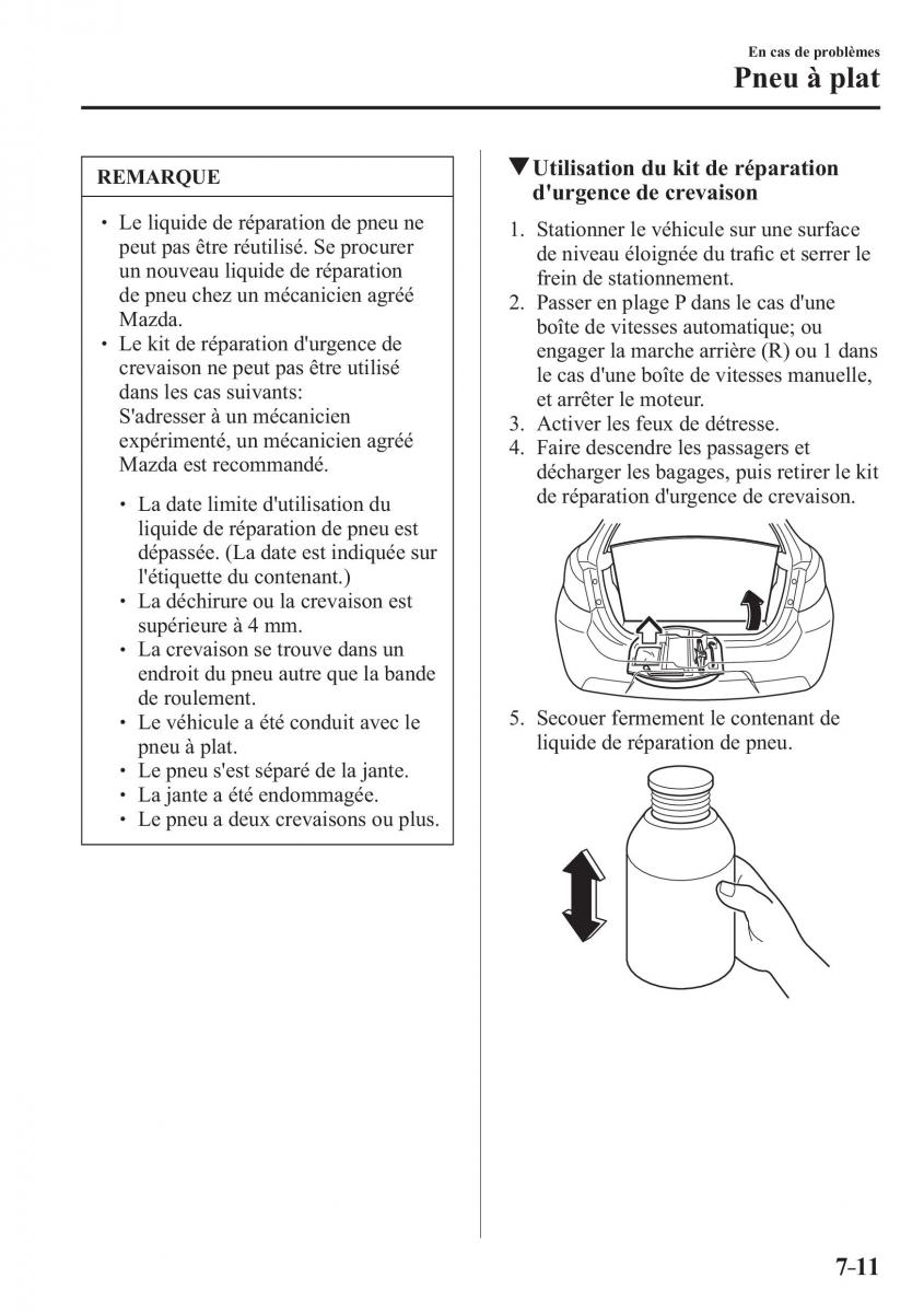 Mazda 2 Demio manuel du proprietaire / page 588