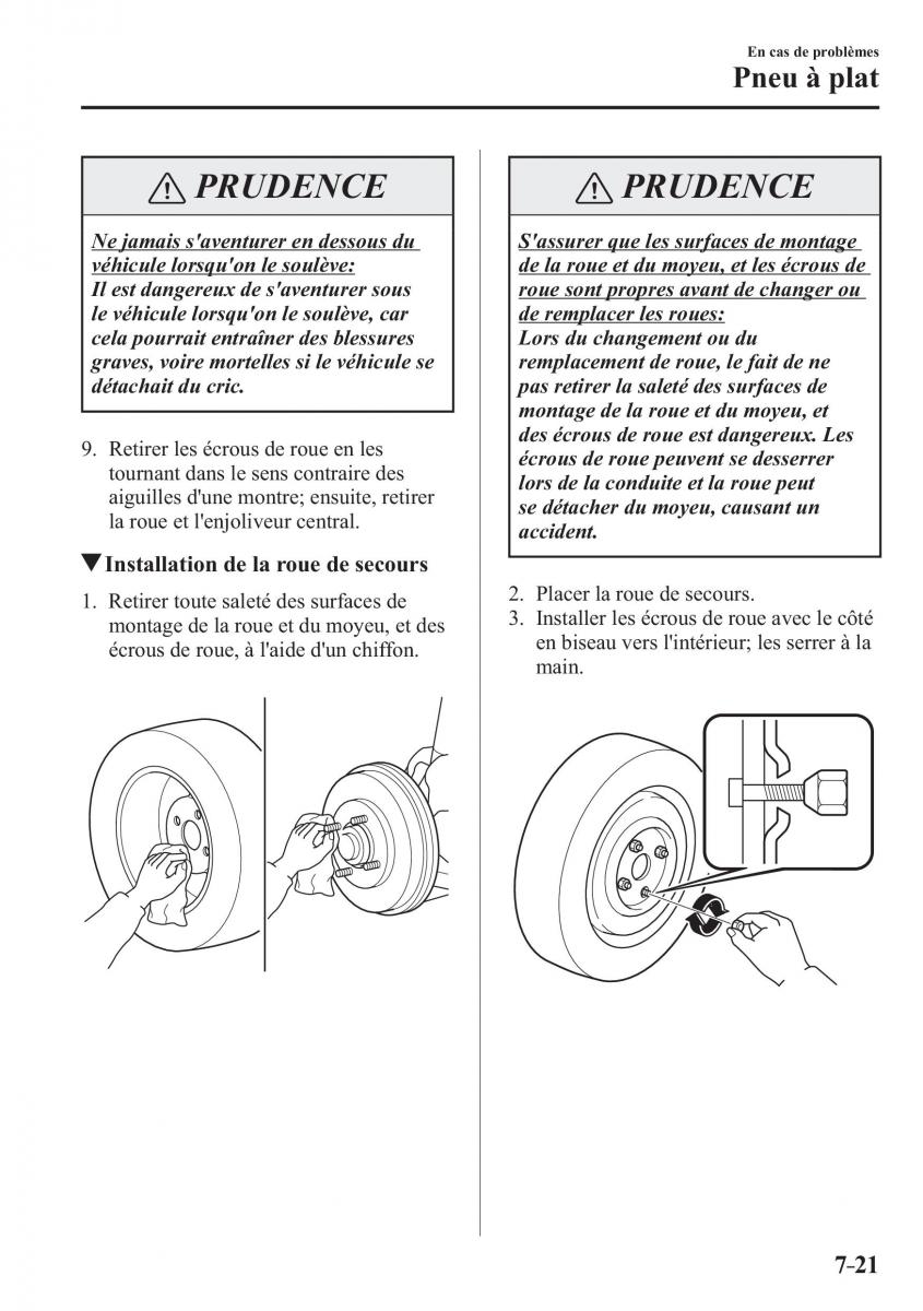 Mazda 2 Demio manuel du proprietaire / page 598