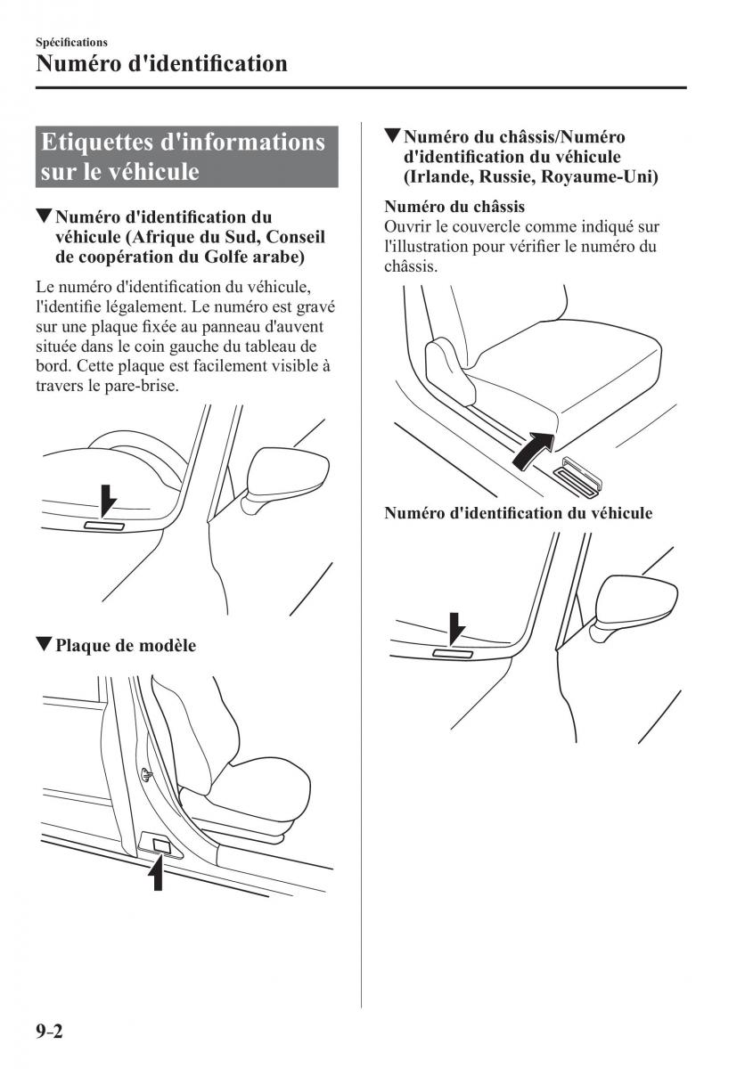 Mazda 2 Demio manuel du proprietaire / page 657