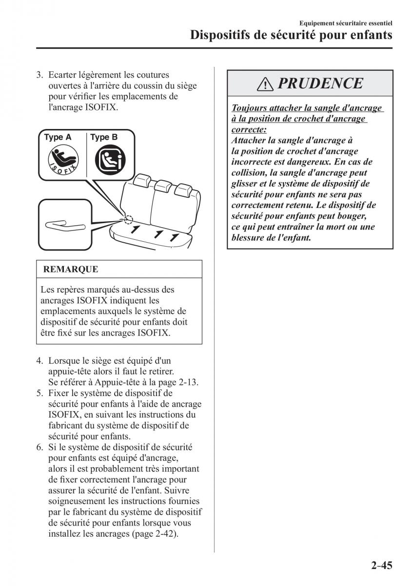 Mazda 2 Demio manuel du proprietaire / page 66