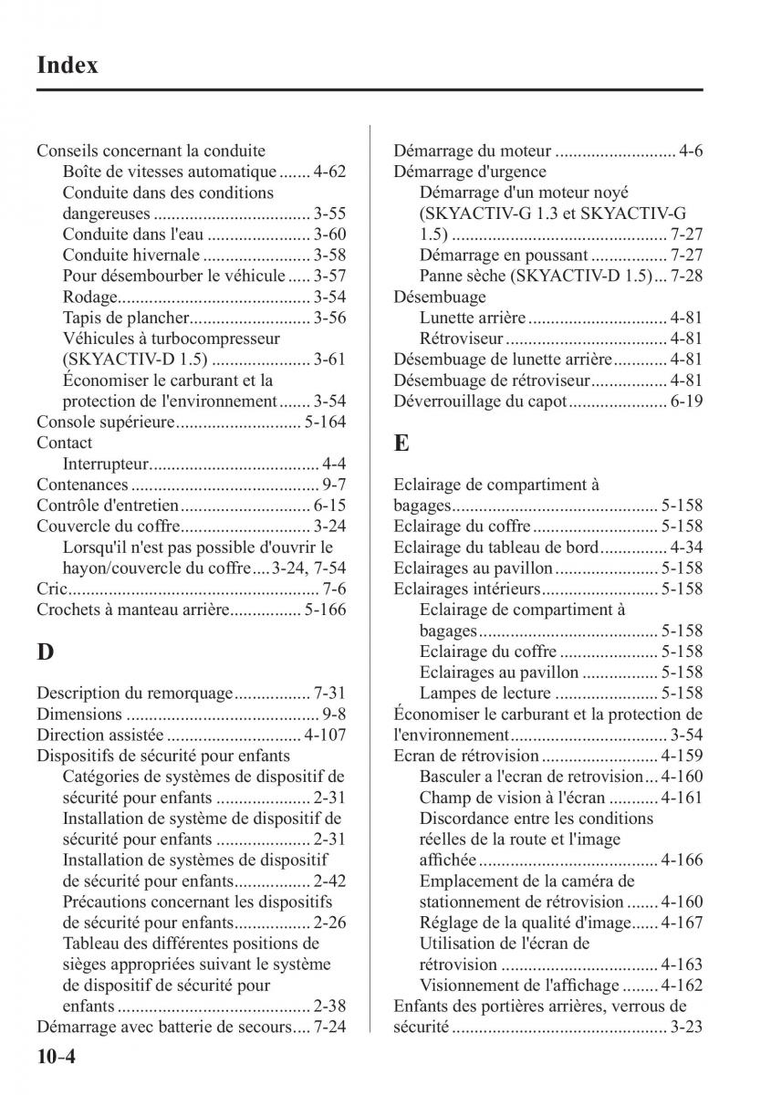 Mazda 2 Demio manuel du proprietaire / page 679