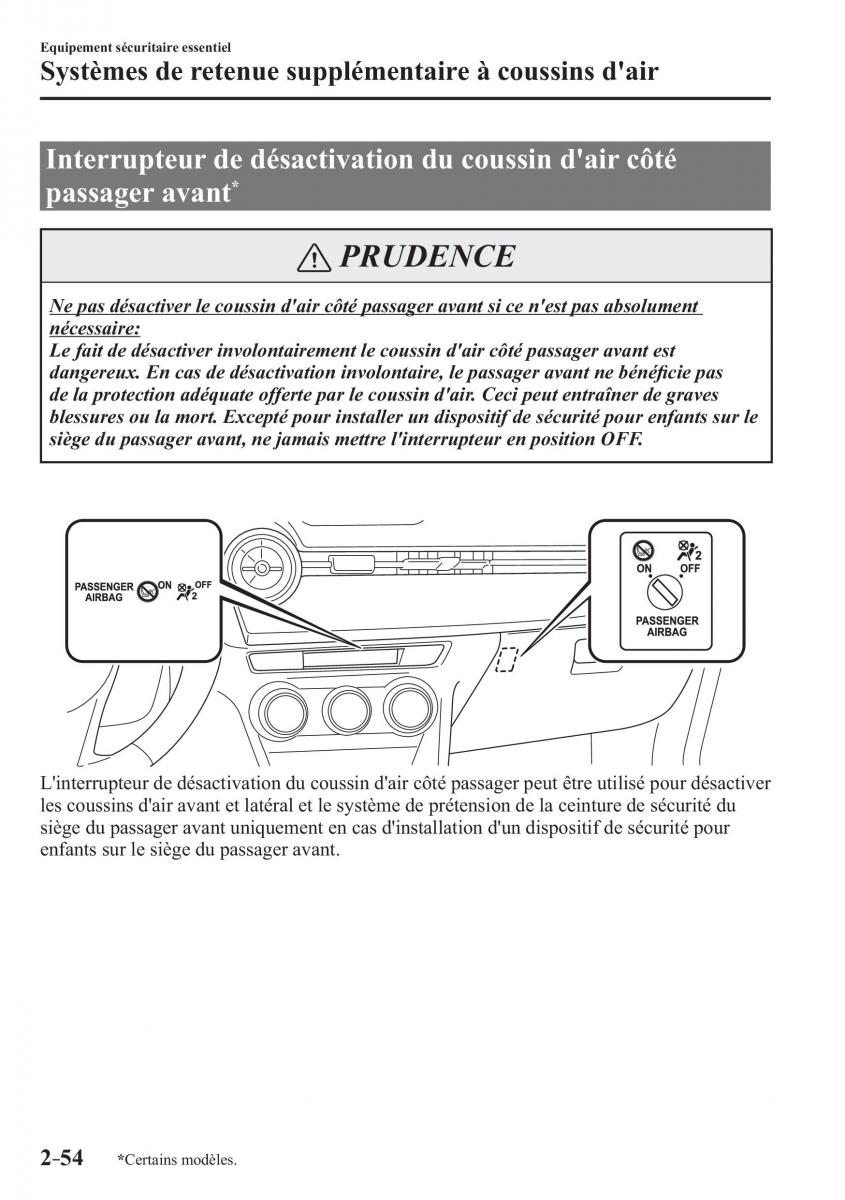 Mazda 2 Demio manuel du proprietaire / page 75