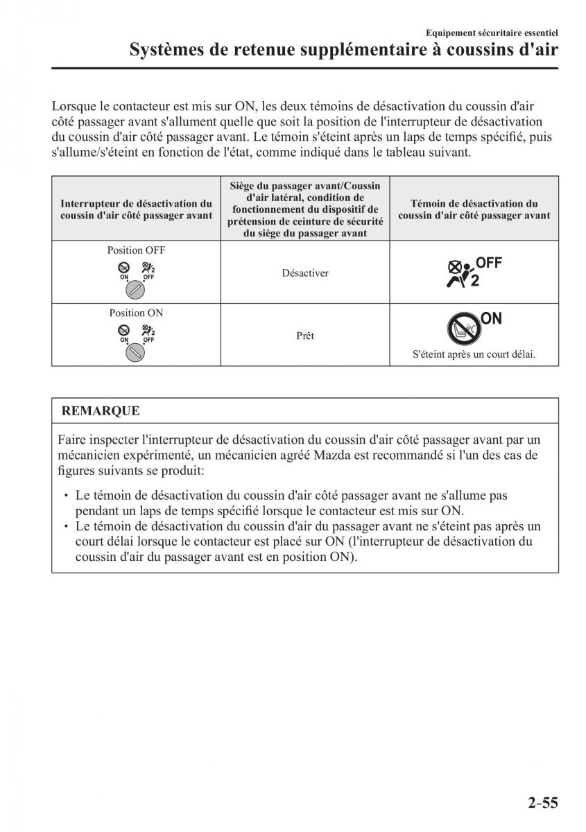 Mazda 2 Demio manuel du proprietaire / page 76