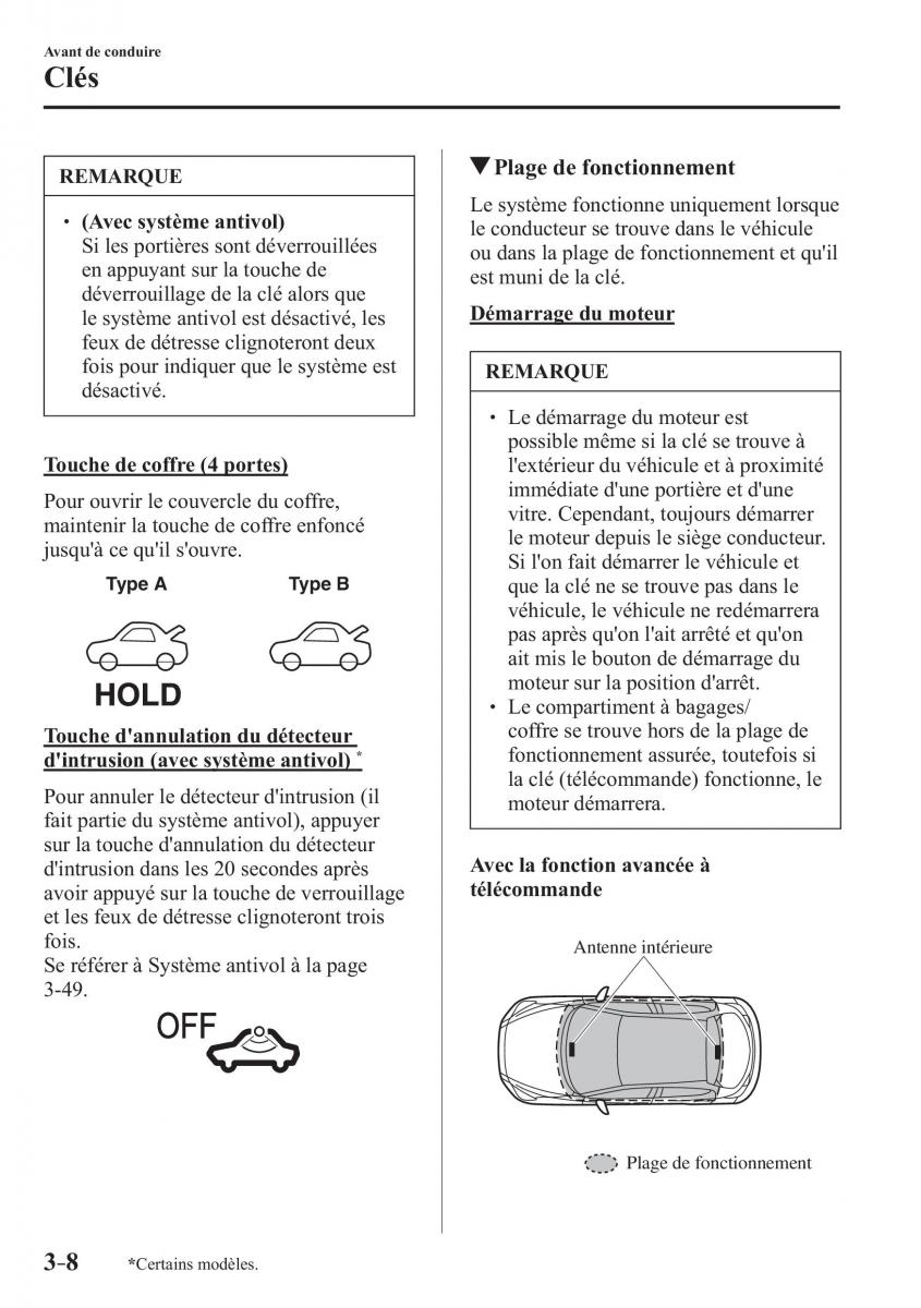 Mazda 2 Demio manuel du proprietaire / page 95