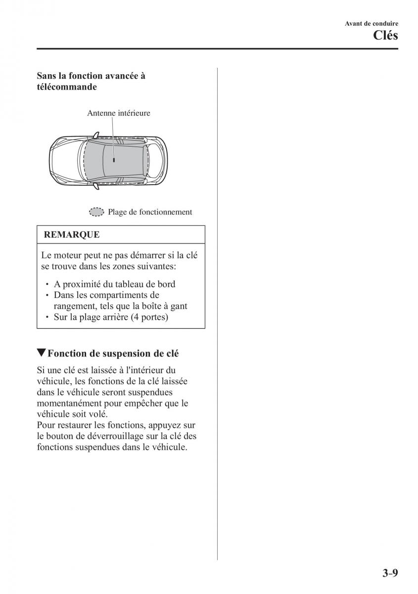 Mazda 2 Demio manuel du proprietaire / page 96