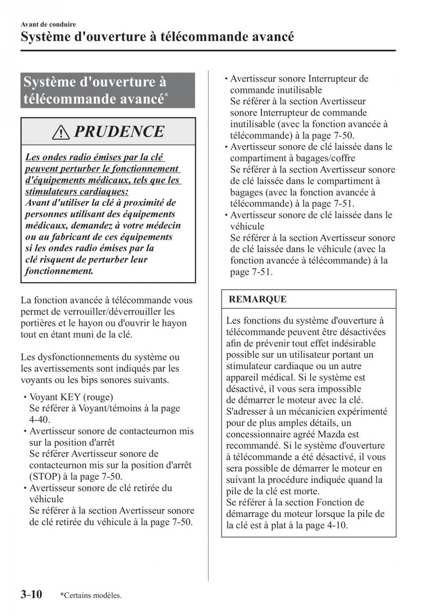 Mazda 2 Demio manuel du proprietaire / page 97