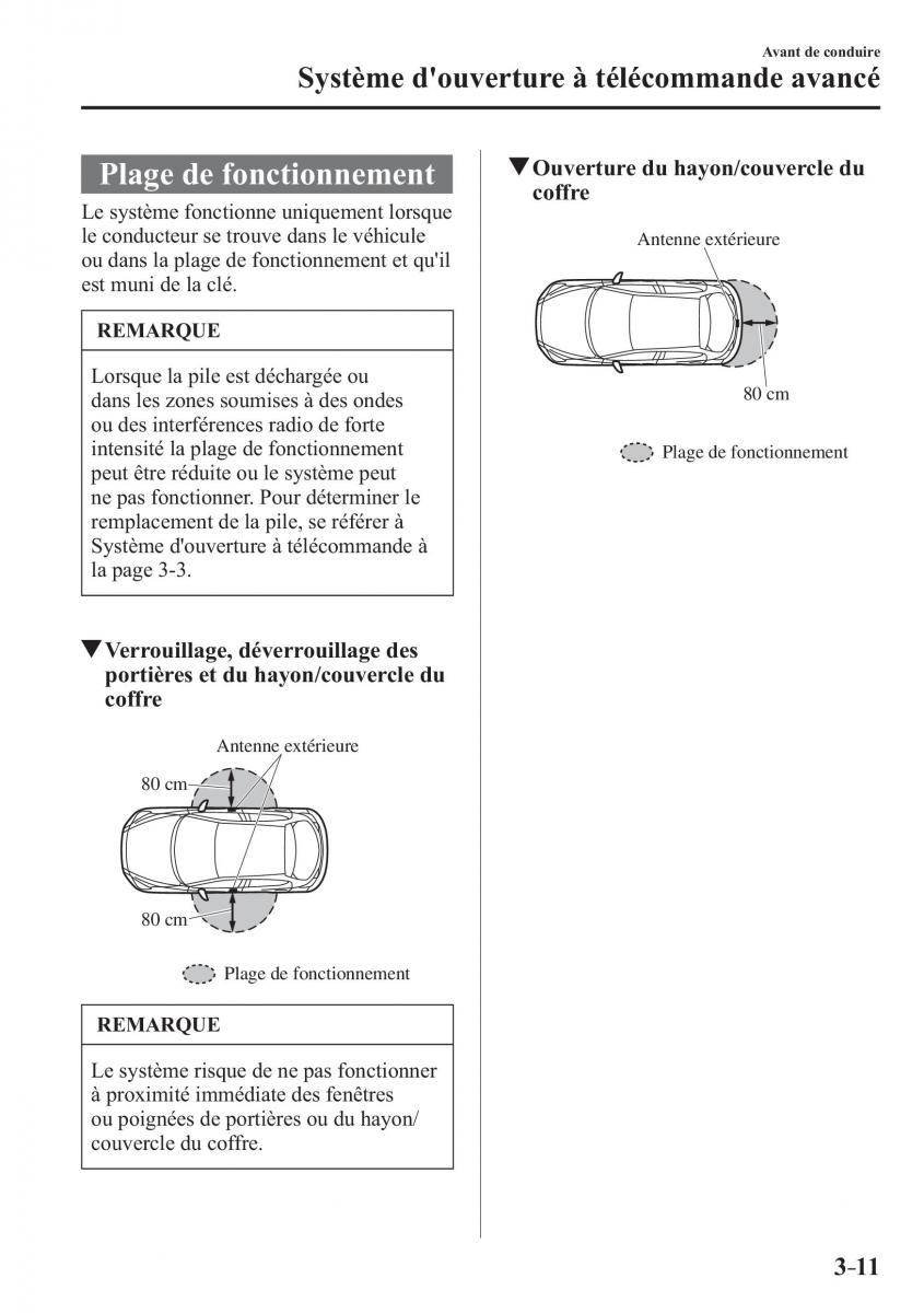 Mazda 2 Demio manuel du proprietaire / page 98