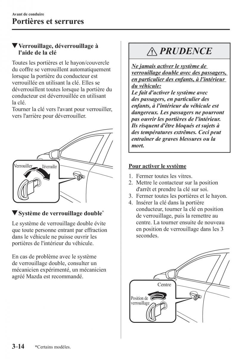 Mazda 2 Demio manuel du proprietaire / page 101