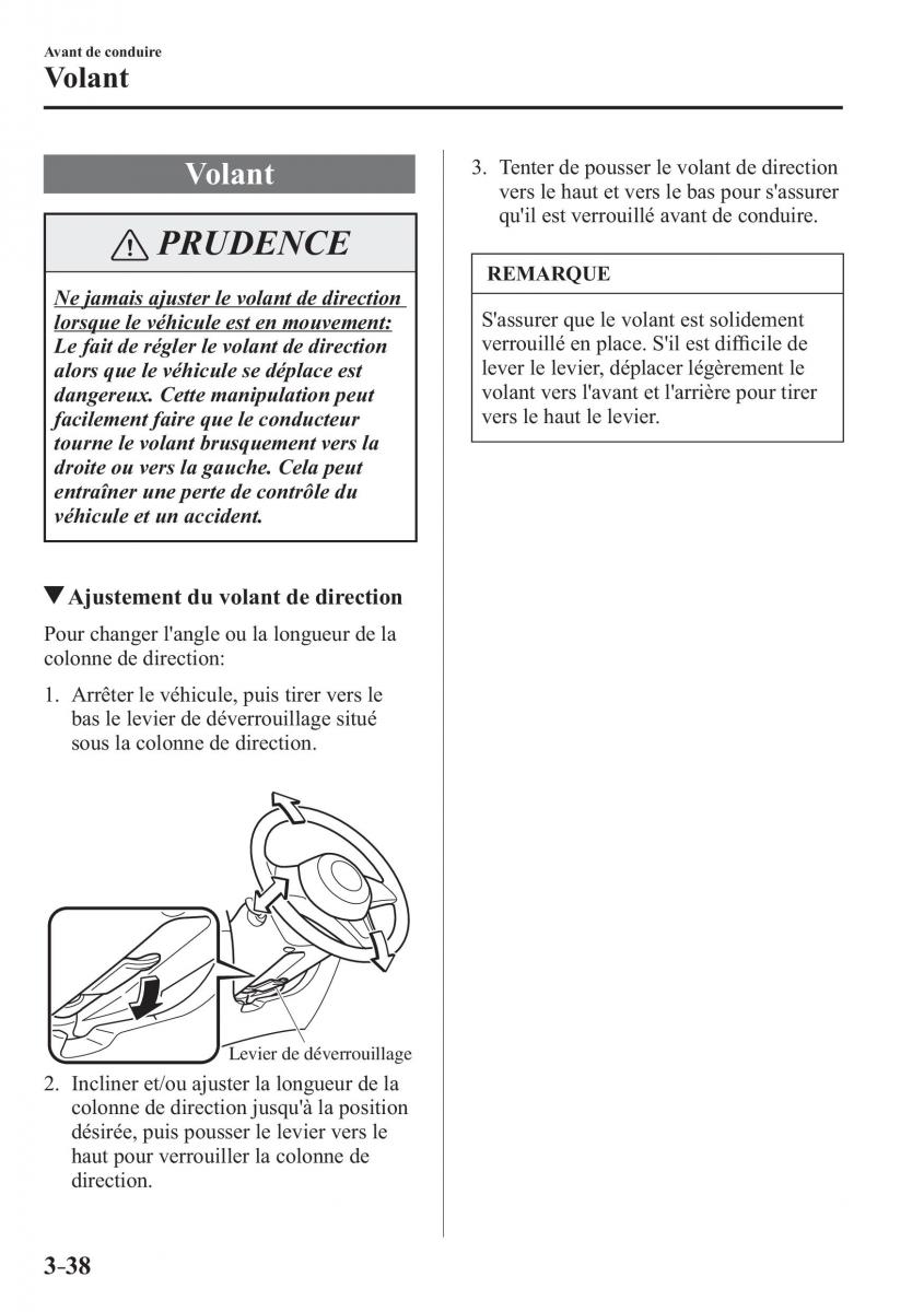 Mazda 2 Demio manuel du proprietaire / page 125