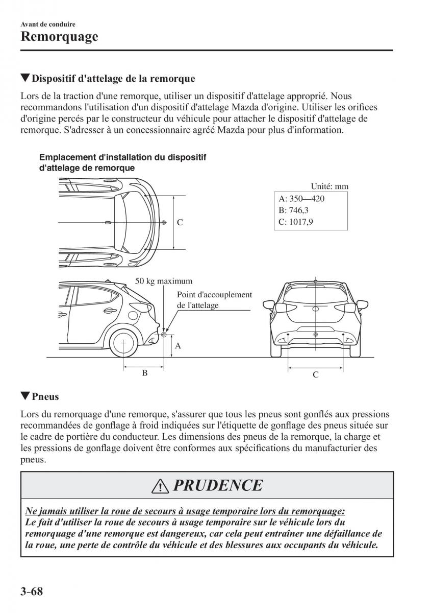 Mazda 2 Demio manuel du proprietaire / page 155