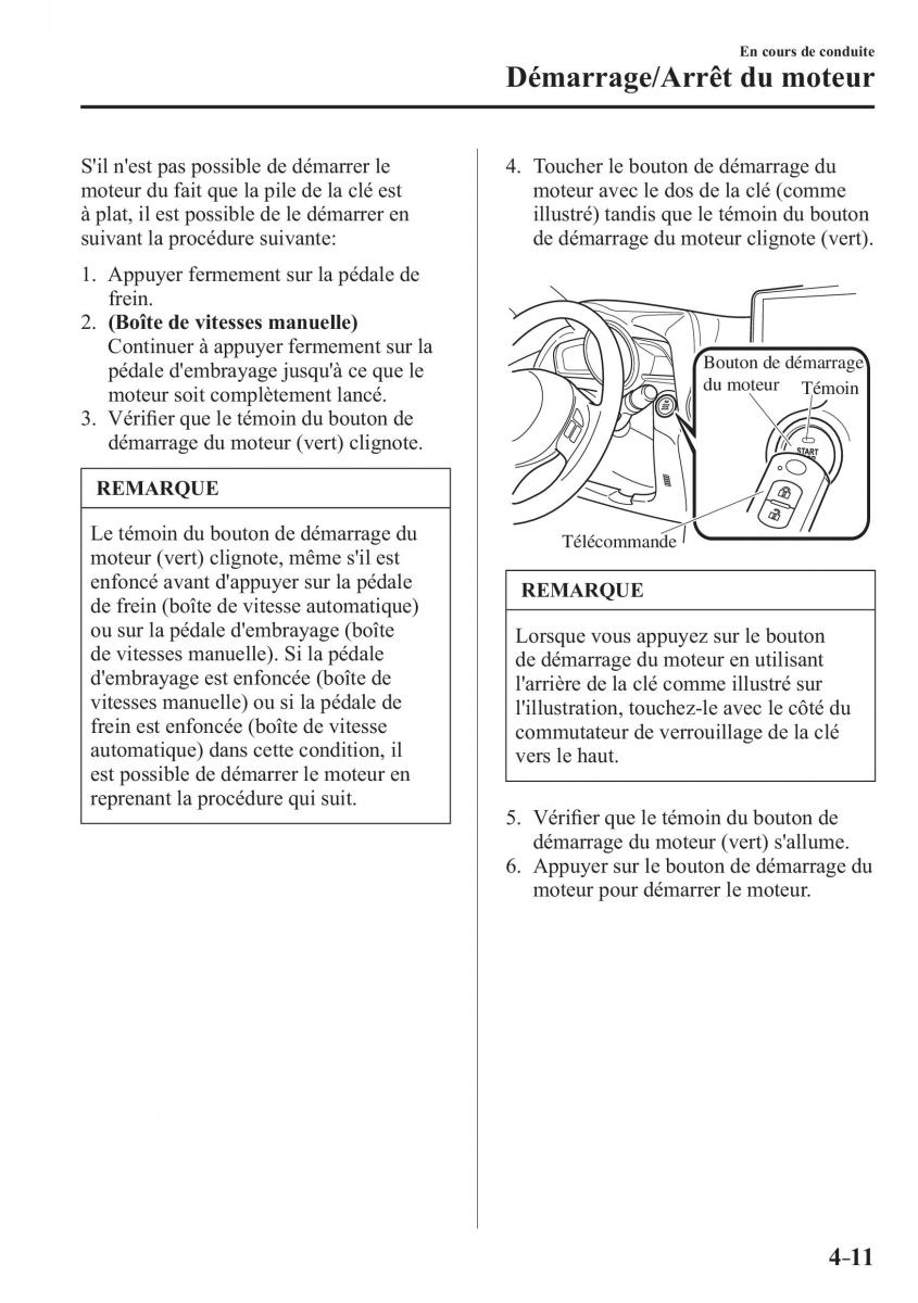 Mazda 2 Demio manuel du proprietaire / page 170