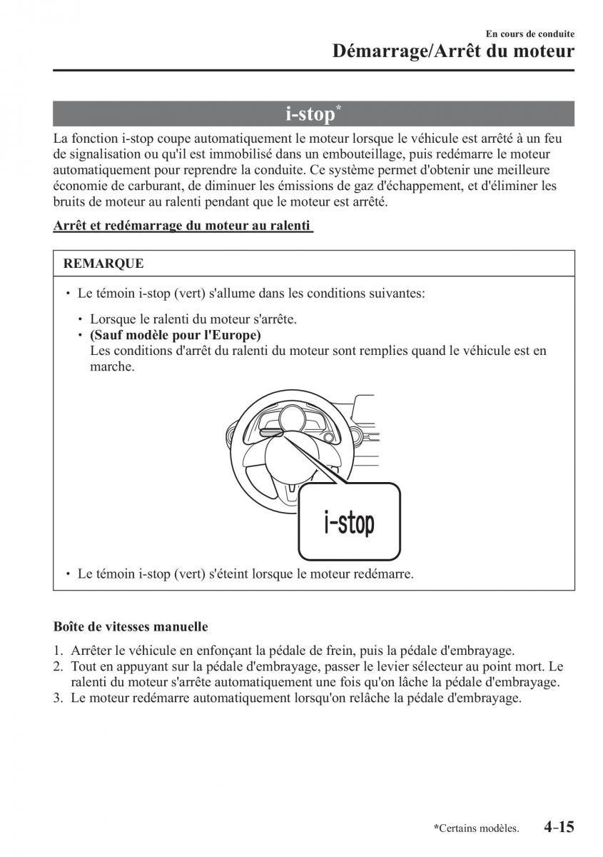 Mazda 2 Demio manuel du proprietaire / page 174