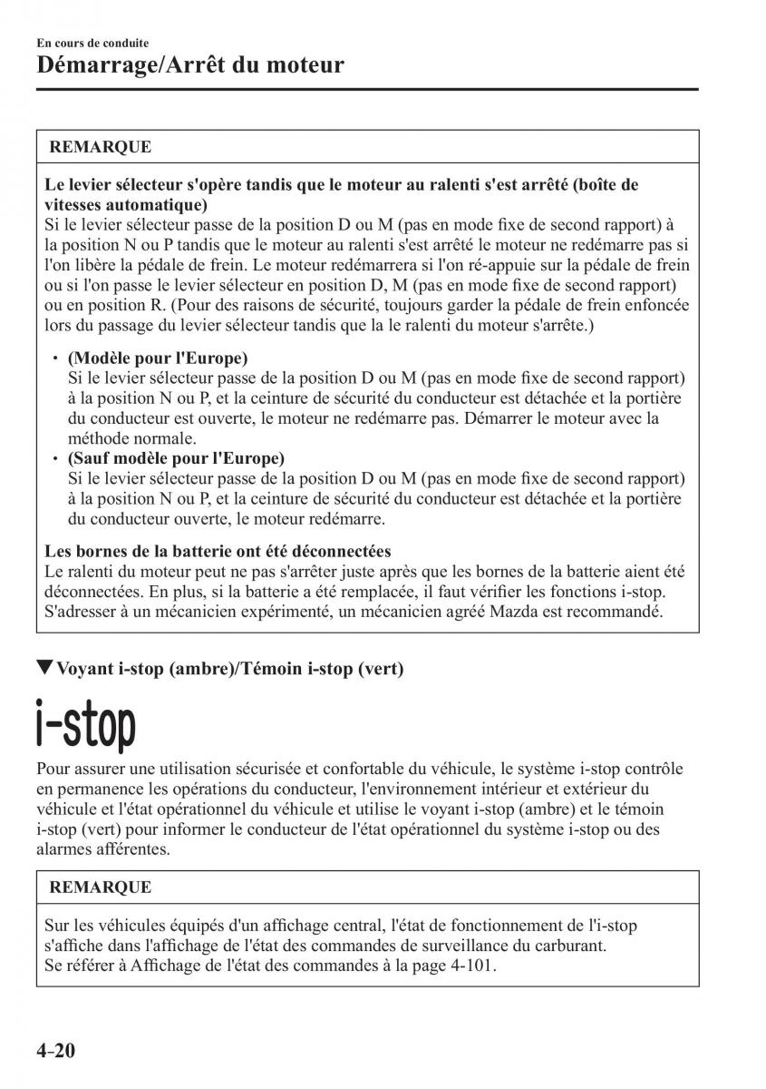 Mazda 2 Demio manuel du proprietaire / page 179