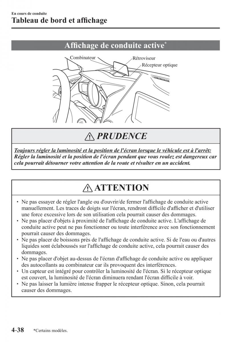 Mazda 2 Demio manuel du proprietaire / page 197