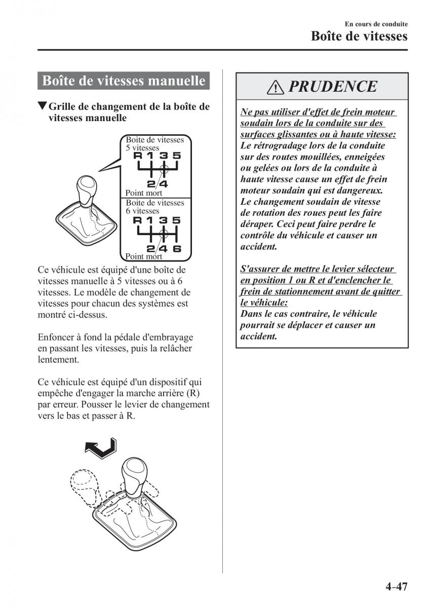 Mazda 2 Demio manuel du proprietaire / page 206