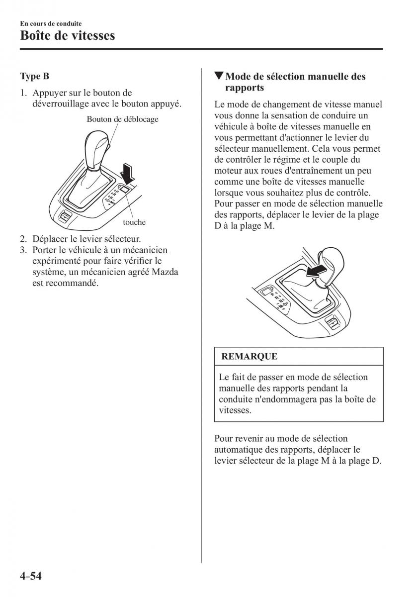 Mazda 2 Demio manuel du proprietaire / page 213